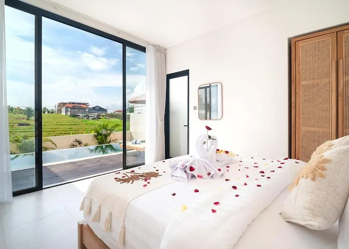 别墅 Luxury 2br Pool Ricefield Views 坎古